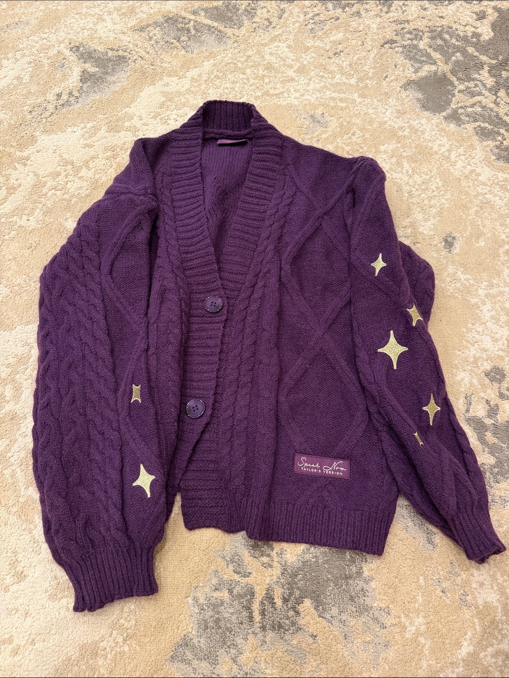 Taylor Swift Speak Now Taylor's Version Purple Cardigan MD/LG
Official Merch V - Picture 8 of 13